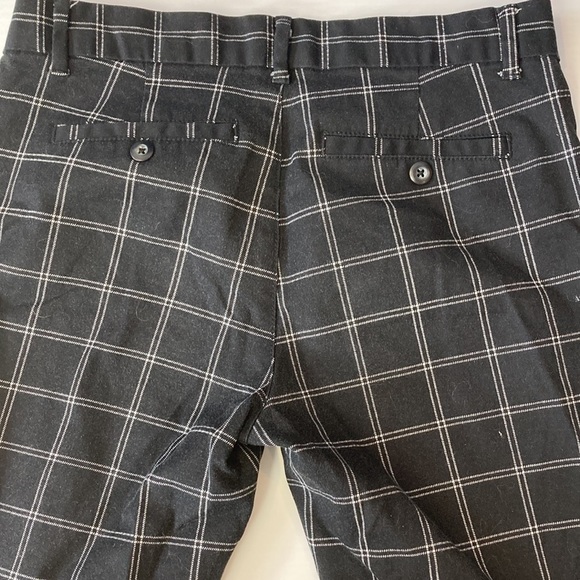 GAP slim city windowpane check ankle length minimalist neutral career - Picture 6 of 7